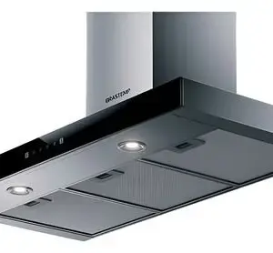 Coifa de Parede Brastemp 90cm Vidro Touch on Glass 127V