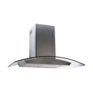 Coifa de Parede Agratto 90cm Inox e Vidro com LED 127V