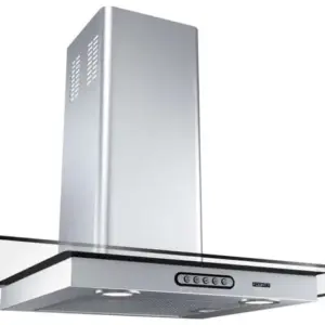 Coifa de Parede Vidro Reto Fogatti Slim 90cm Inox