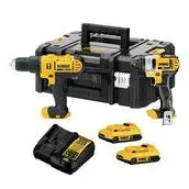 Combo Parafusadeira Chave de Impacto Dewalt 20V DCK222D2T