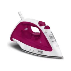 Ferro a Vapor Arno Essentialgliss Branco e Rosa 110V FMQ FV1051B3