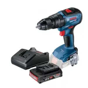 Furadeira de Impacto à Bateria Bosch com Carregador Bivolt GSB 18V-50