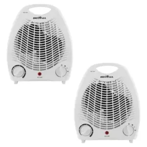 Kit 2 Aquecedores Elétricos Termoventilador Britânia 2000W 110V AB1100N