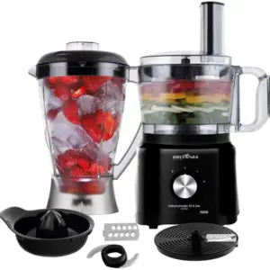 Multiprocessador Britânia All In One Preto 900W 2 Velocidades + Pulsar BMP900P