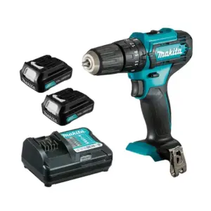 Parafusadeira Furadeira de Impacto Makita HP333DWYX3 com 2 Baterias e Carregador