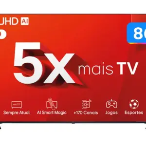 Smart TV UHD LG 86″ 4K webOS 24 Otimizador de Jogos 86UT8050