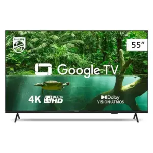Smart TV 4K Philips 55″ Google TV com Voz Dolby Atmos 55PUG7408/78