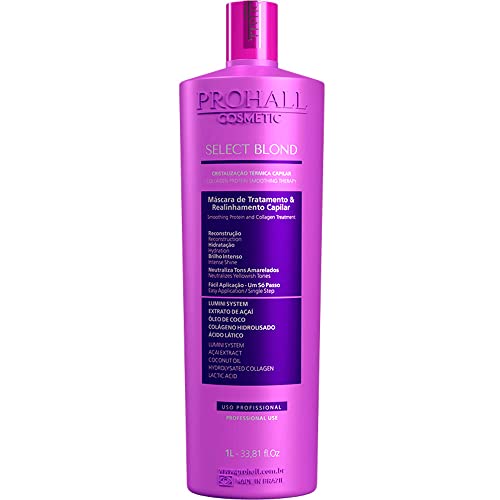 Progressiva Sem Formol Para Loiras Select Blond 1 Litro, tb, Prohall