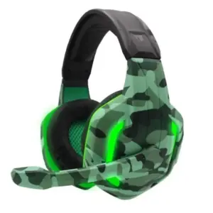 Headset Gamer XP-6 Naval Camuflado Verde