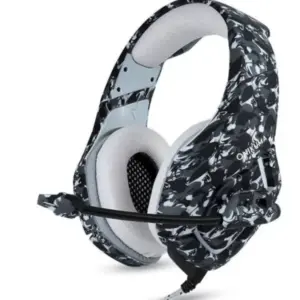 Headset Gamer Onikuma K1B Camuflado Cinza