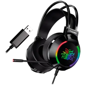 Headset Gamer 5+ W5-2000 RGB 7.1 USB Plug and Play