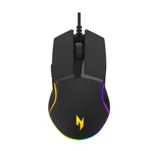 Mouse Gamer Com Fio Acer Nitro Gaming 6400 DPI RGB Preto NMW101