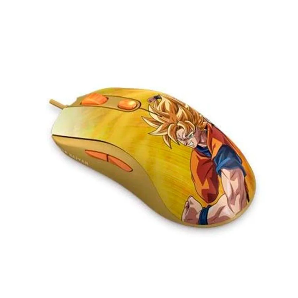 Mouse Gamer Com Fio Akko AG325 Dragon Ball Super Saiyajin Gold Edition 5000 DPI 5 Botões
