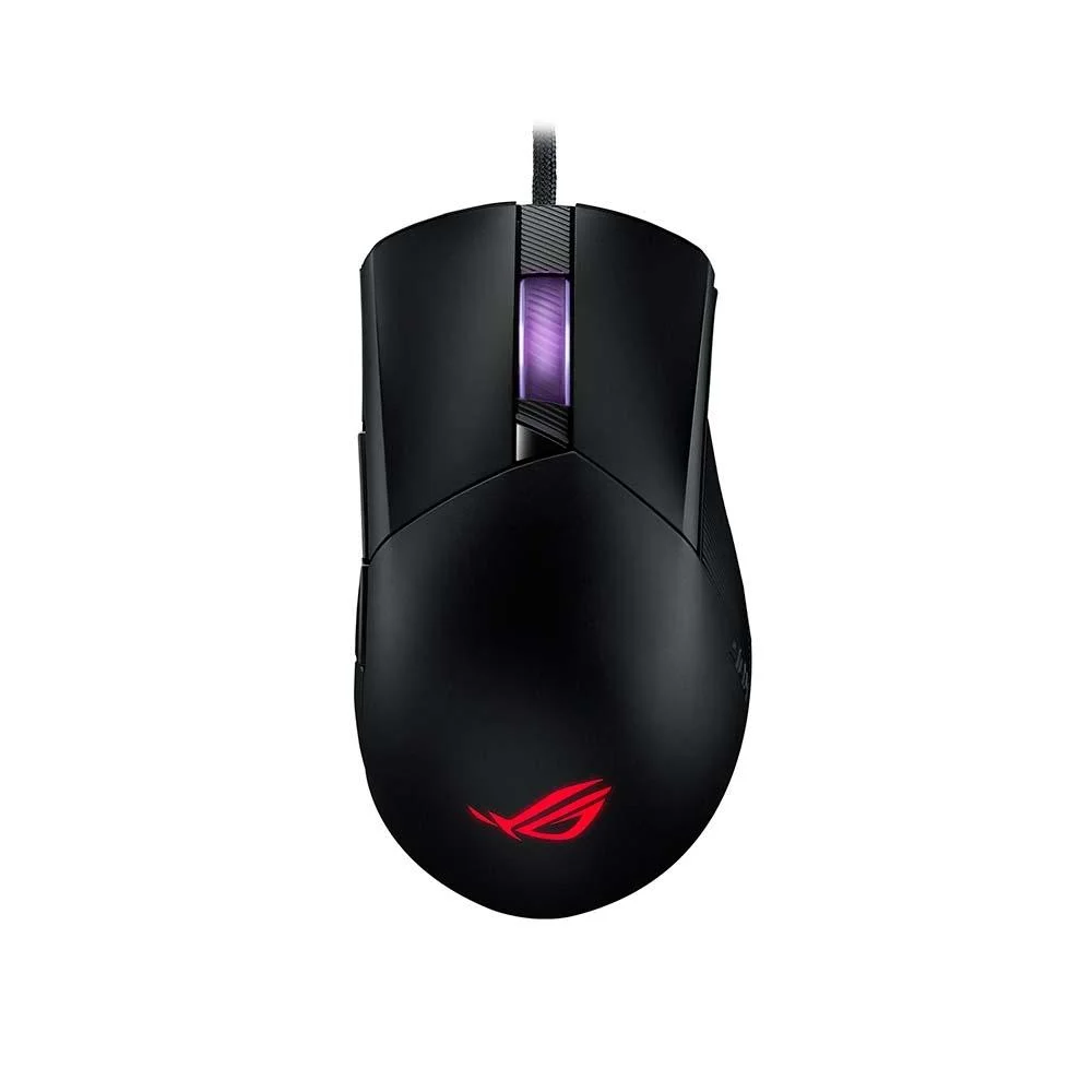 Mouse Gamer Com Fio ASUS ROG Gladius III 19000 DPI RGB 6 Botões Preto 90MP0270-BMUA00