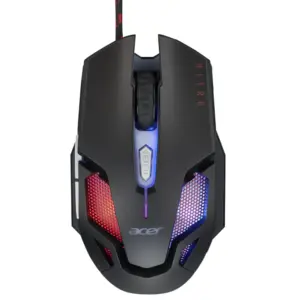 Mouse Gamer Com Fio Acer Nitro Gen 2 7200 DPI 6 Botões LED Retroiluminado 7 Cores NMW200