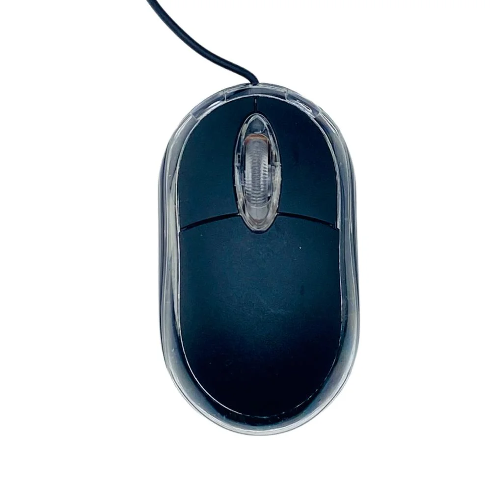 Mouse Com Fio Kapbom USB Preto