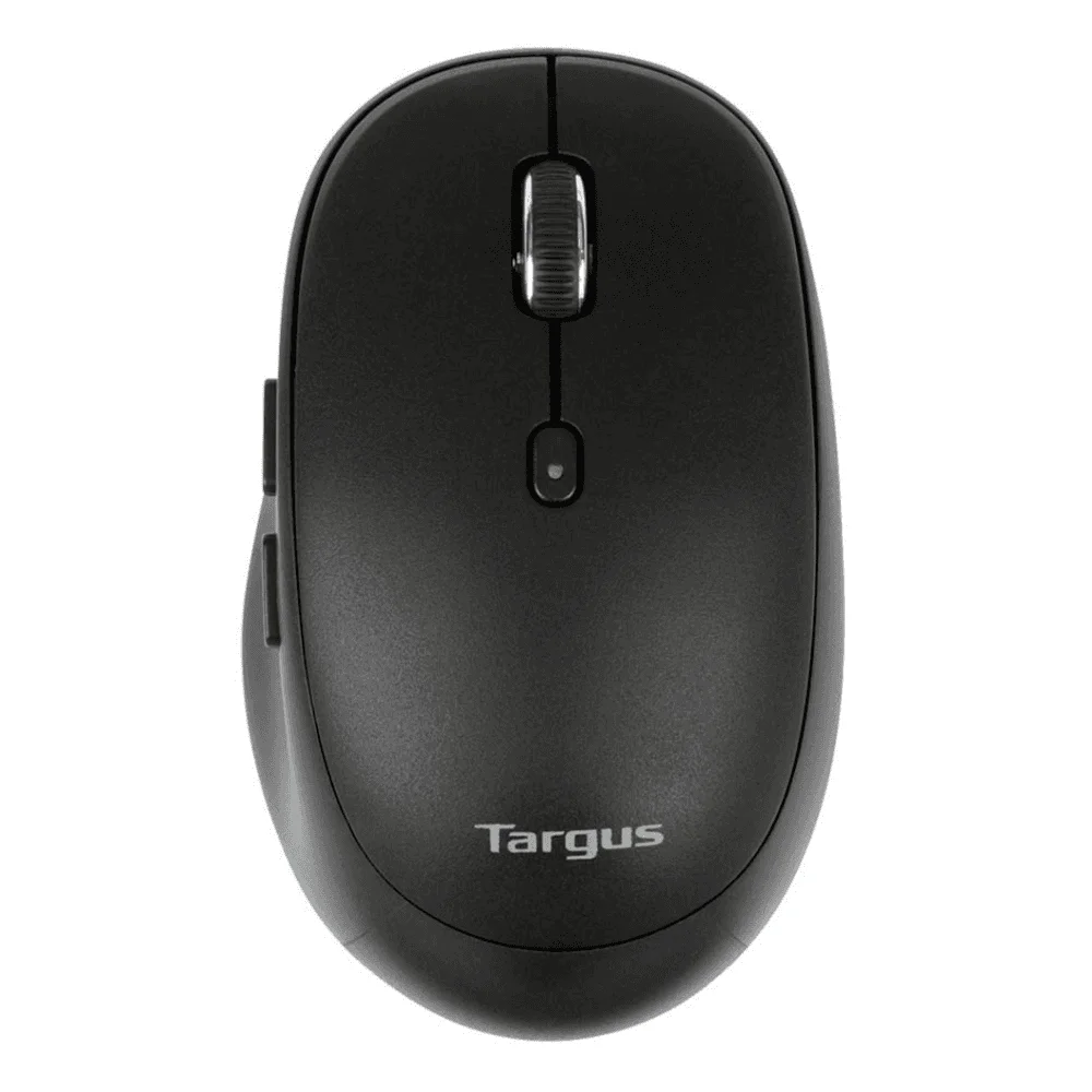 Mouse Sem Fio Targus Comfort Multimodo Antimicrobiano 6 Botões 2400 DPI Preto
