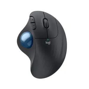 Mouse Trackball Sem Fio Logitech Ergo M575S Bluetooth e USB Logi Bolt Controle do Polegar Preto 910-007031