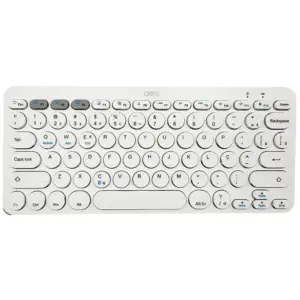 Teclado Bluetooth OEX Retro Plus Branco TC510