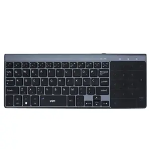 Teclado Bluetooth OEX Premium Touch ABNT2 Chumbo