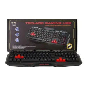 Teclado Gamer Braview TCO-801 Multimídia Vermelho