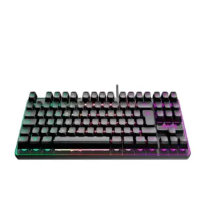 Teclado Gamer Dazz GTE1000 Rainbow Anti-Ghosting ABNT2 Preto 62000177