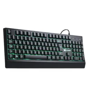 Teclado Gamer VX Gaming Defender LED 7 Cores Multimídia ABNT2 GT300