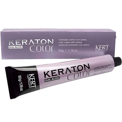 Keraton Coloração Color Dual Block 50 G Nº 7.66 Louro Médio Vermelho Extra Intenso