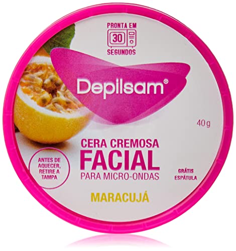 Depilsam Cera Cremosa P/ Microondas Facial 40G Maracuja - Cx12
