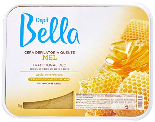 Cera Depilatória Mel, Depil Bella, 1Kg