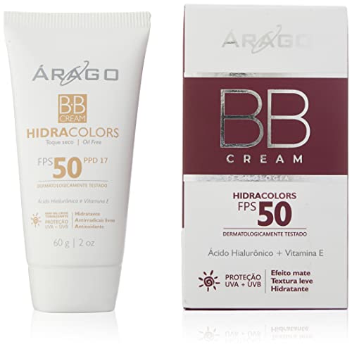 Bb Cream Hidracolor Fps 50 Bege 60G, Árago Dermocosméticos, Bege