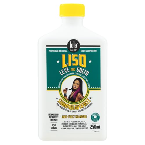 Liso Leve e Solto Shampoo 250ml , Lola Cosmetics