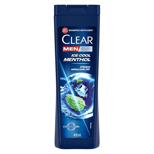 Clear Shampoo Men Anticaspa Ice Cool Menthol 400Ml