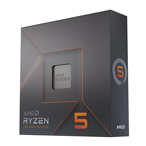 Processador AMD Ryzen 5 7600X Box (AM5/6 Cores/12 Threads/5.3GHz/38MB Cache/Radeon Graphics) Com Vídeo/Sem Cooler
