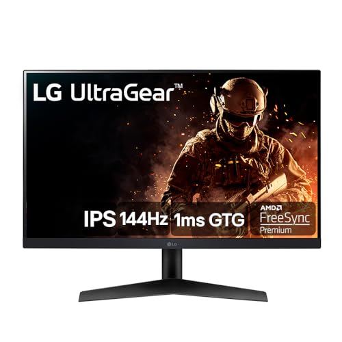 Monitor Gamer LG 24" Full HD 144Hz 1ms Inclinação Preto 24GN60R