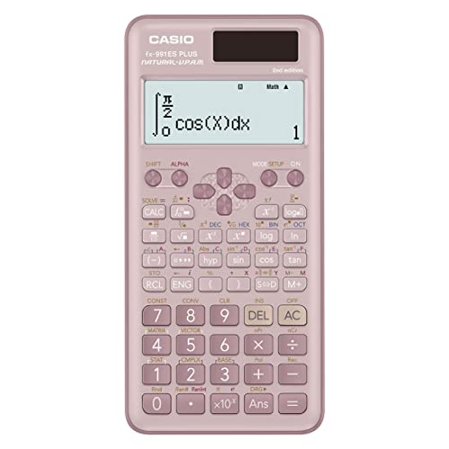 Calculadora Científica, Casio, FX-991, Esplus-PK, 417 Funções, Rosa
