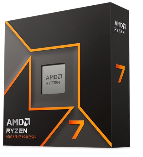 Processador AMD Ryzen 7 9700X Box (AM5/ 8 Cores/ 16 Threads/ 5.5GHz / 40MB Cache/Radeon Graphics/Sem Cooler)